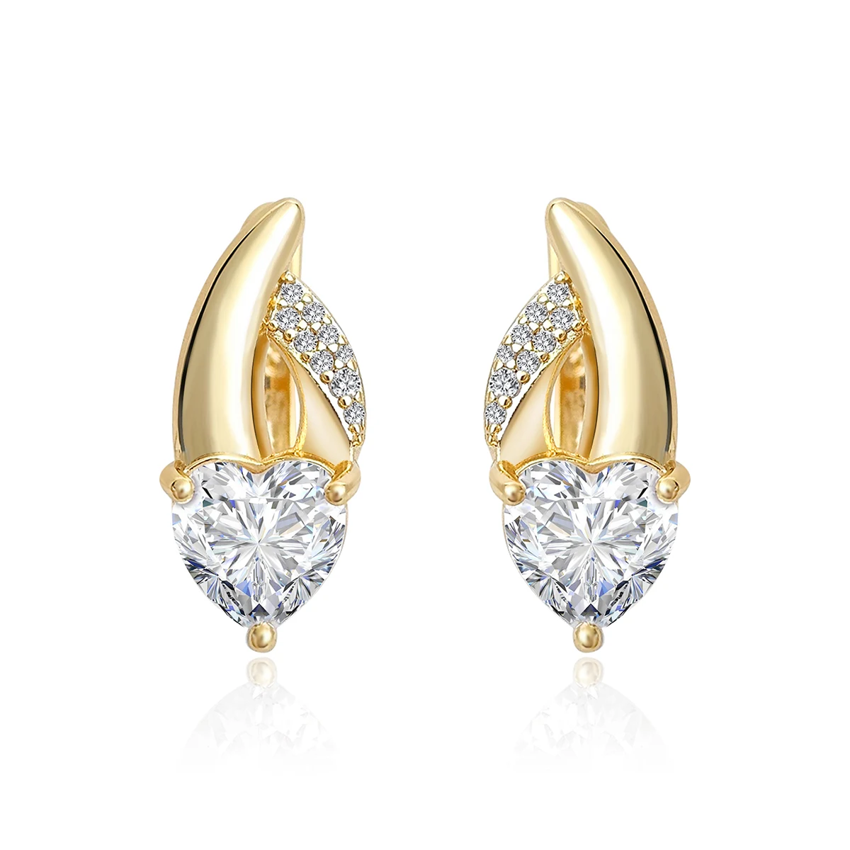 Europe and the United States Ear Buckle Female Korean Small Fresh Earrings made by BlueOne Jewelry