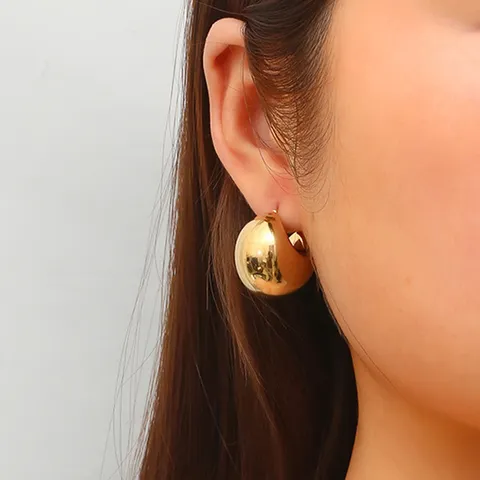 Europe and the United States Light Luxury Wind Merad Teardrop Shape Stud Earrings - view 2
