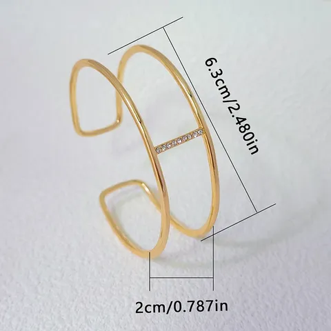Luxury Bracelet Jewelry High Quality Gold Plated 2pcs/set Multi-layer Design Bracelet - view 3