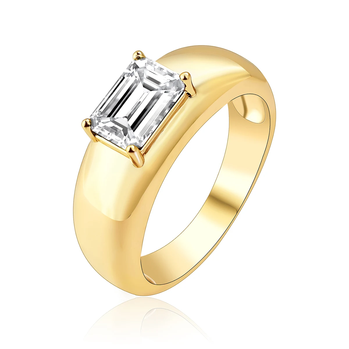 Stainless Steel Europe and the United States Finger Ring Hand Jewelry Simple Luxury made by BlueOne Jewelry