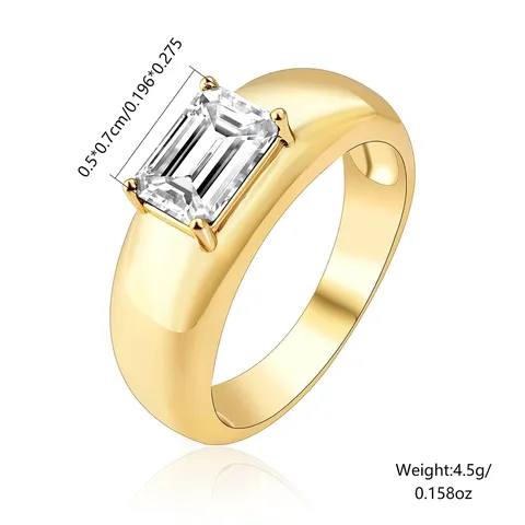Stainless Steel Europe and the United States Finger Ring Hand Jewelry Simple Luxury - view 3