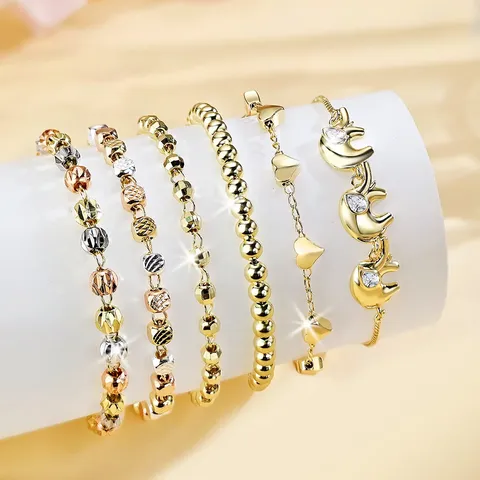 Europe and the United States Elegant Temperament Beads Strings Niche Unique Charm Bracelet - view 3