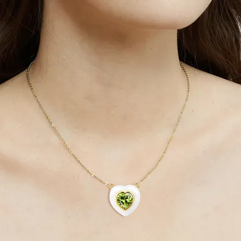 Cubic Zirconia Europe and the United States Fashion Micro-set Zircon Drop Oil Small Pendant Necklace - view 2