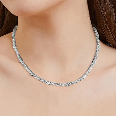 Europe and the United States Models Necklace Female Hip-hop Tennis Chain - view 2