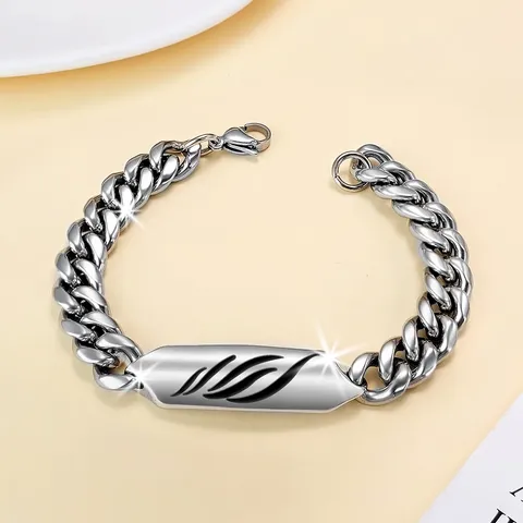Europe and the United States Stainless Steel Bracelet Niche Does Not - view 3