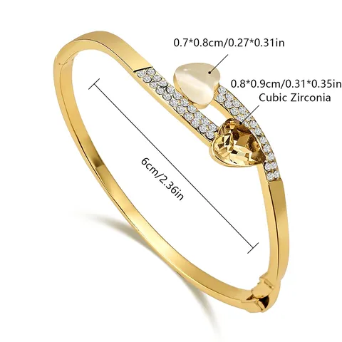 Europe and the United States Openwork Fashion Galvanized Bracelet Female Full - view 3