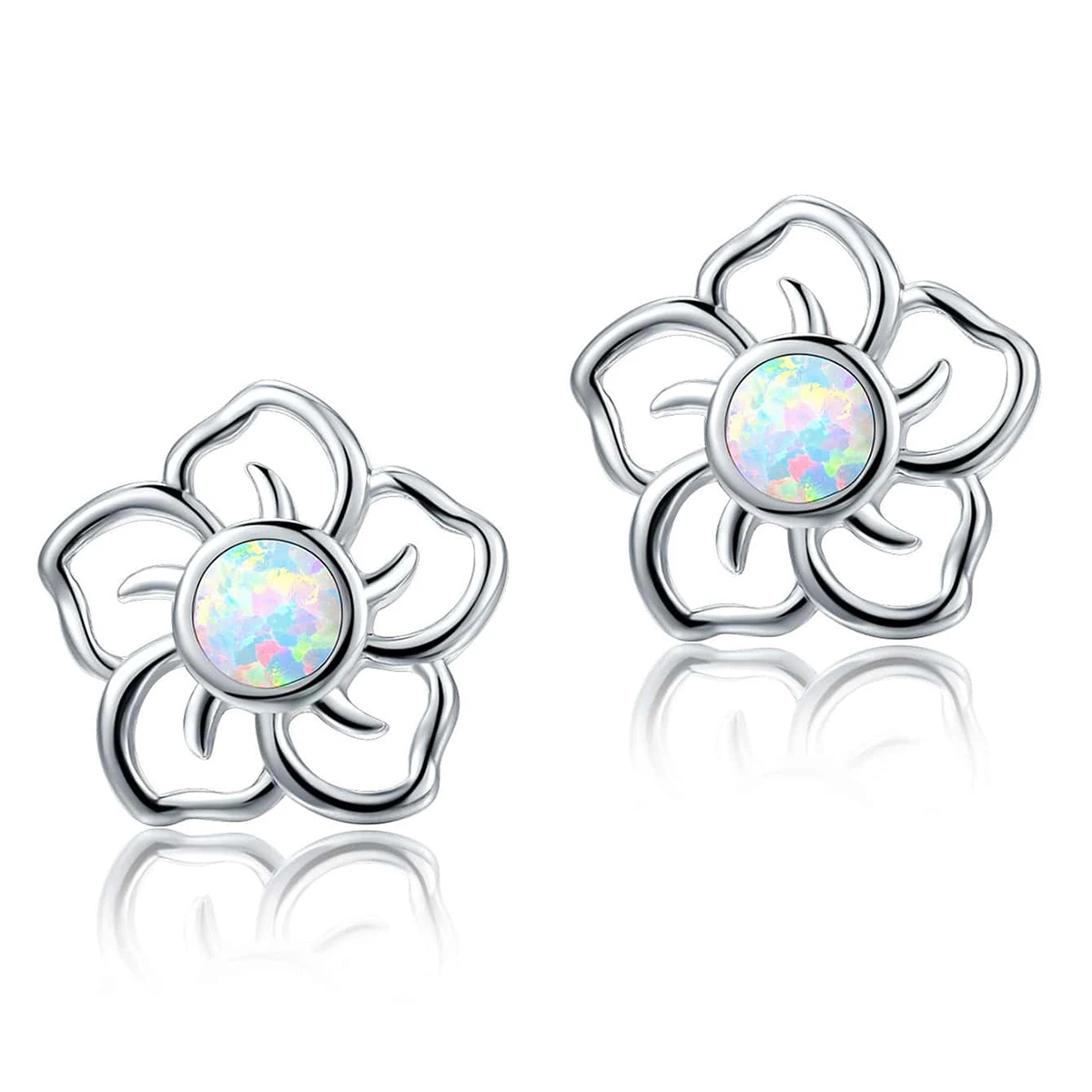 Europe and the United States Sweet Fresh Sky Flower Earrings Australian made by BlueOne Jewelry