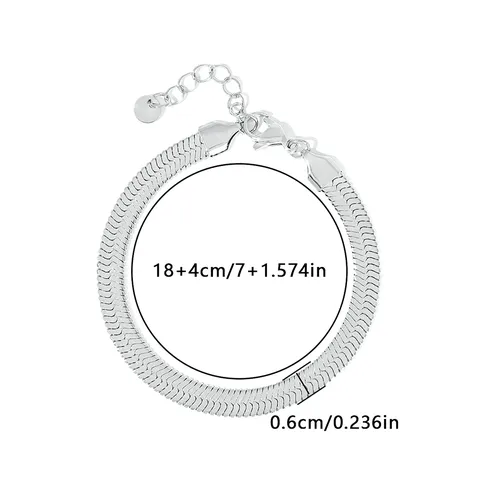 Europe and the United States Titanium Steel Hip-hop Personality Blade Chain Charm Bracelet - Style 2090 - view 3