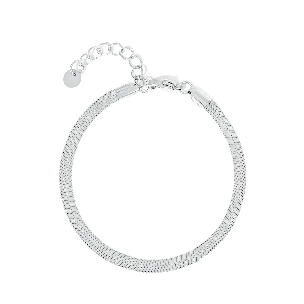 Stainless Steel Europe and the United States Titanium Steel Hip-hop Personality Blade Chain Charm Bracelet made by BlueOne Jewelry