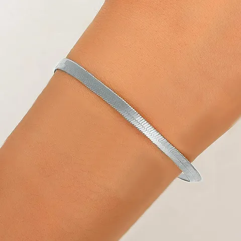 Stainless Steel Europe and the United States Titanium Steel Hip-hop Personality Blade Chain Charm Bracelet - view 2
