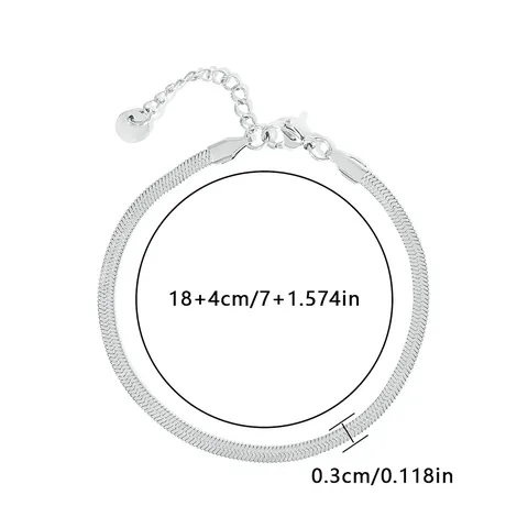Europe and the United States Titanium Steel Hip-hop Personality Blade Chain Charm Bracelet - view 3