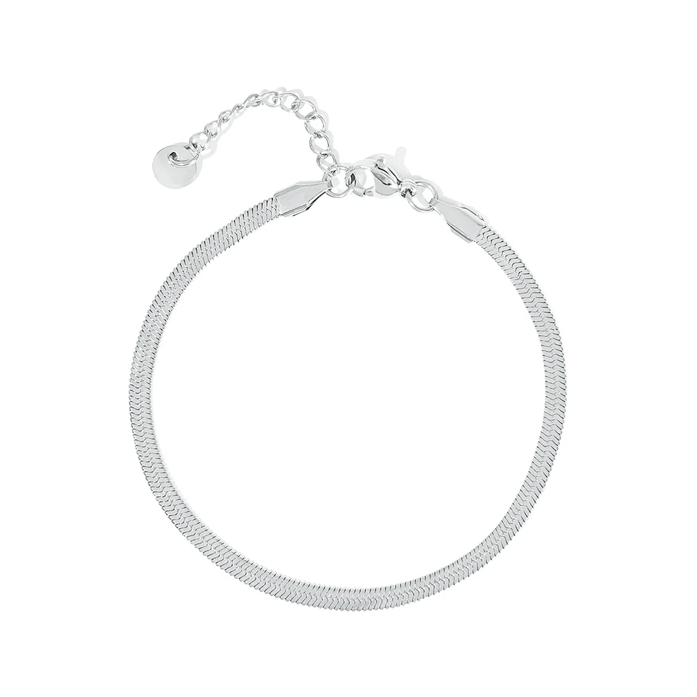 Europe and the United States Titanium Steel Hip-hop Personality Blade Chain Charm Bracelet made by BlueOne Jewelry