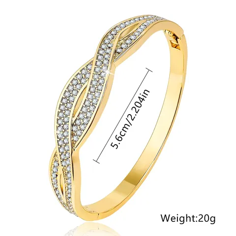 Europe and the United States Titanium Steel Zirconia Bracelet Female High-level - view 3