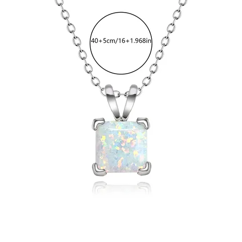 Europe and the United States Women’s Jewelry Opal Jewelry Necklace Opal Y-Necklace - view 3