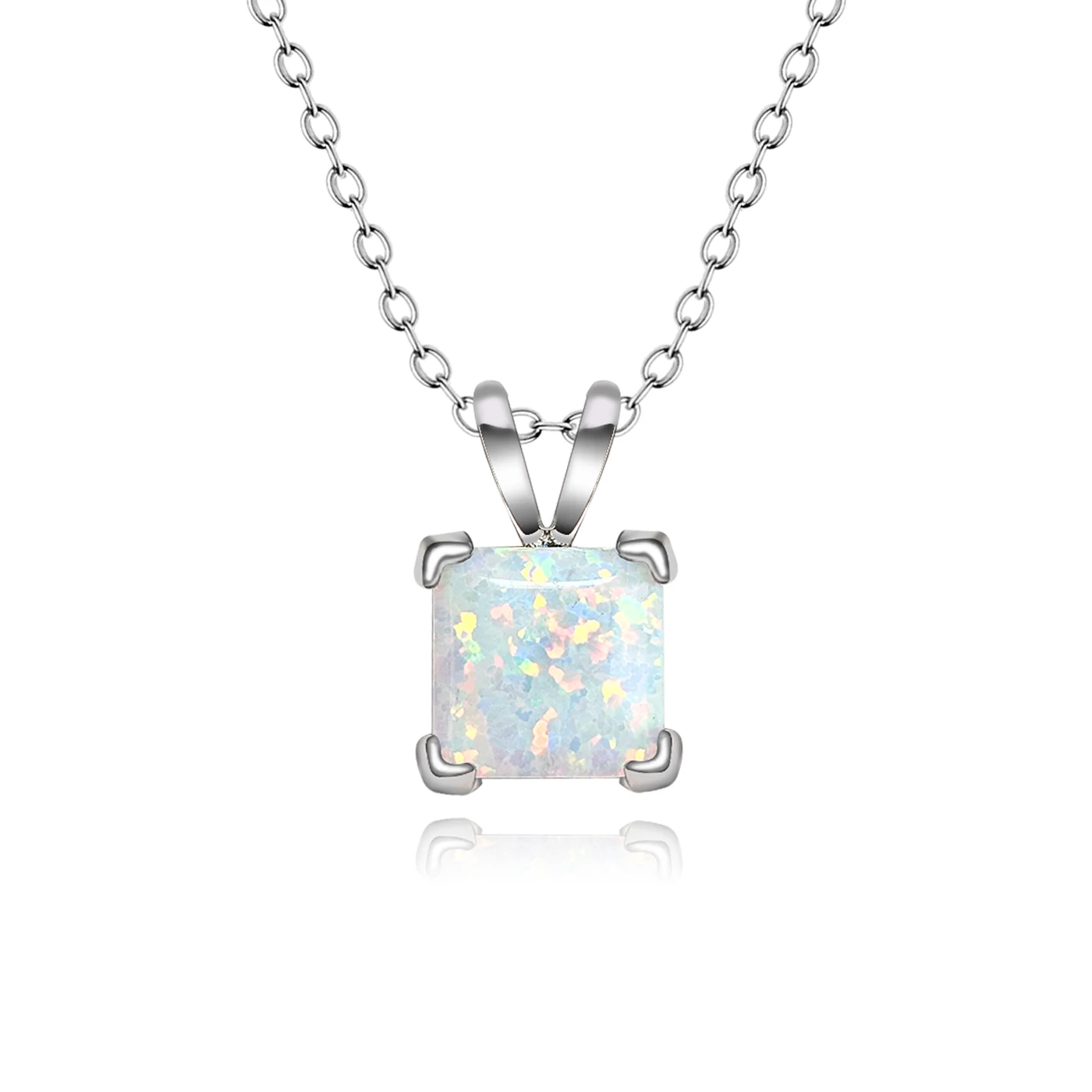 Europe and the United States Women’s Jewelry Opal Jewelry Necklace Opal Y-Necklace made by BlueOne Jewelry