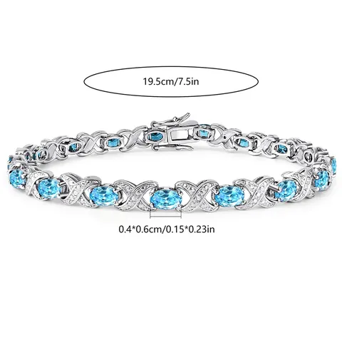Europe and the United States Zircon Bracelet Zircon Inlay Fashion Hand - view 2