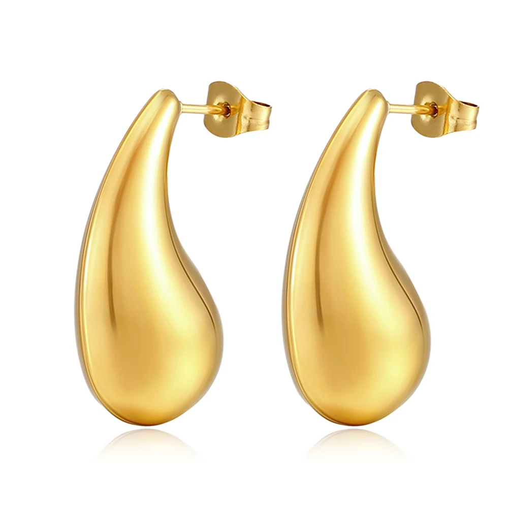 Europe and the United States Models Stainless Steel Drop Earrings Female made by BlueOne Jewelry