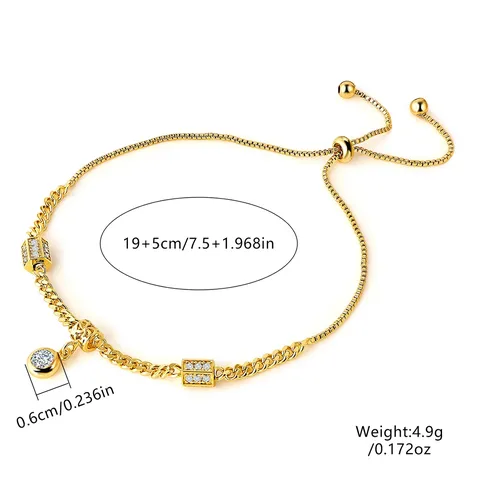 Europe and the United States Fashion Adjustable Flow Bracelet Ins Niche - view 3
