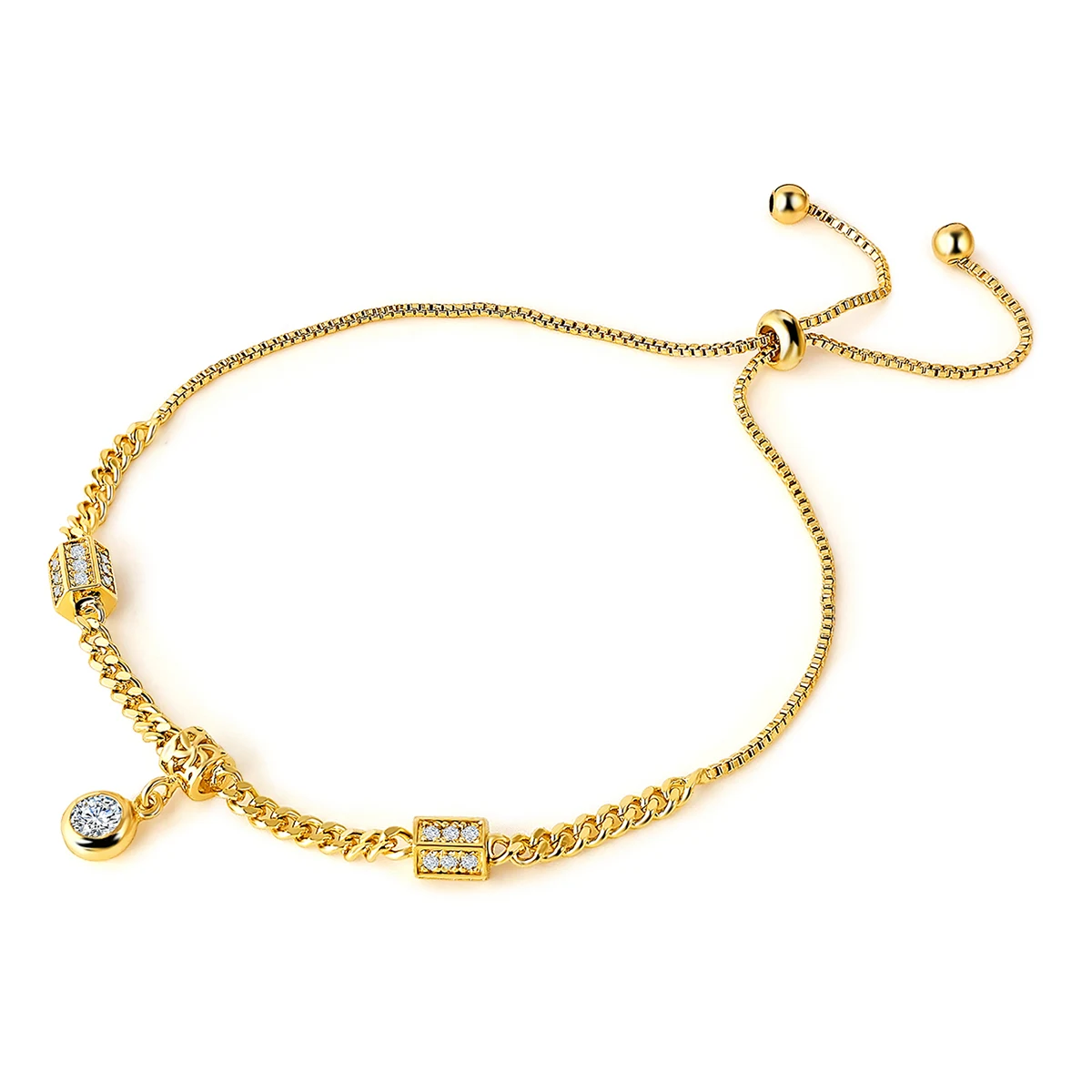 Europe and the United States Fashion Adjustable Flow Bracelet Ins Niche made by BlueOne Jewelry