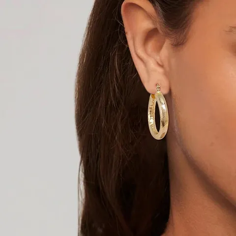 Europe and the United States Fashion Circle Earrings Female Personality Exaggerated - view 2