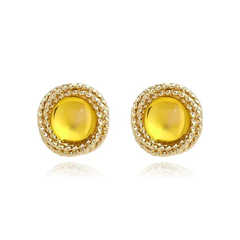 Minimalist Europe and the United States Fashion Simple Geometric Irregular Jewelry Niche Stud Earrings - Plated Brass jewelry made by BlueOne Jewelry