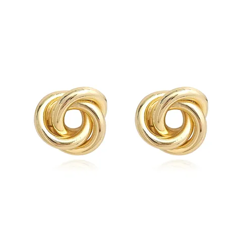 Europe and the United States Fashion Simple Geometric Irregular Jewelry Niche Stud Earrings - Style 3780 - Plated Brass jewelry made by BlueOne Jewelry