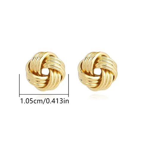 Europe and the United States Fashion Simple Geometric Irregular Jewelry Niche Stud Earrings - Style 3681 - view 3