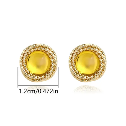 Minimalist Europe and the United States Fashion Simple Geometric Irregular Jewelry Niche Stud Earrings - view 3