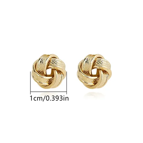 Europe and the United States Fashion Simple Geometric Irregular Jewelry Niche Stud Earrings - Style 3310 - view 3