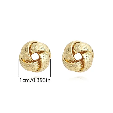 Europe and the United States Fashion Simple Geometric Irregular Jewelry Niche Stud Earrings - Style 3691 - view 3