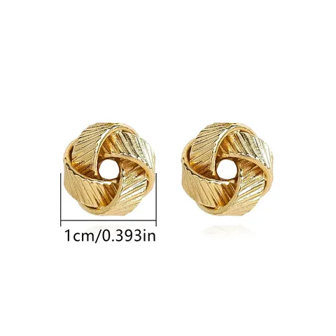 Europe and the United States Fashion Simple Geometric Irregular Jewelry Niche Stud Earrings - Style 3343 - view 3
