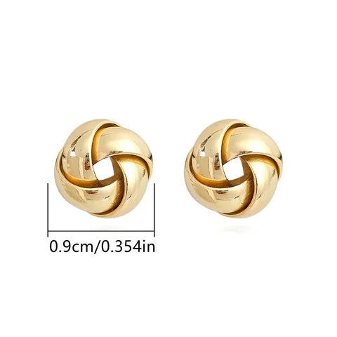 Europe and the United States Fashion Simple Geometric Irregular Jewelry Niche Stud Earrings - Style 3688 - view 3