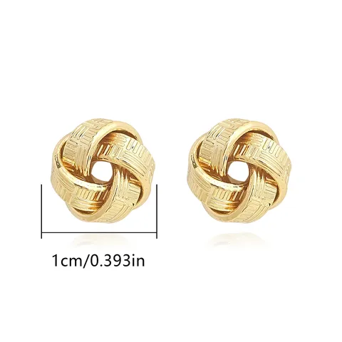 Europe and the United States Fashion Simple Geometric Irregular Jewelry Niche Stud Earrings - Style 3508 - view 3
