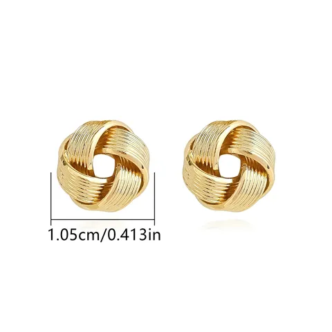 Europe and the United States Fashion Simple Geometric Irregular Jewelry Niche Stud Earrings - Style 3678 - view 3