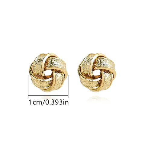 Europe and the United States Fashion Simple Geometric Irregular Jewelry Niche Stud Earrings - Style 3703 - view 3