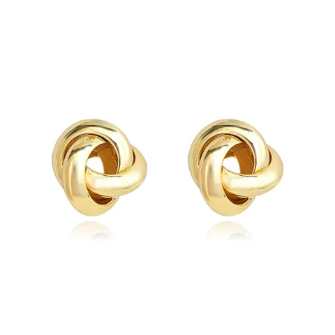 Europe and the United States Fashion Simple Geometric Irregular Jewelry Niche Stud Earrings - Style 3514 - Plated Brass jewelry made by BlueOne Jewelry