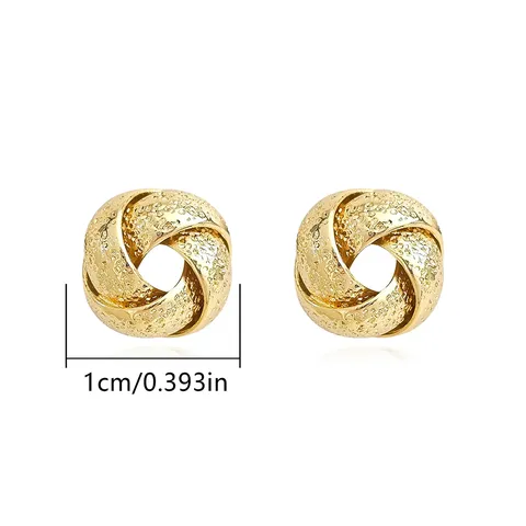 Europe and the United States Fashion Simple Geometric Irregular Jewelry Niche Stud Earrings - Style 3685 - view 3