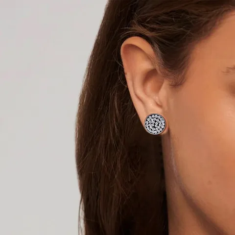 Europe and the United States Full Star Earrings Stainless Steel Earrings - view 2