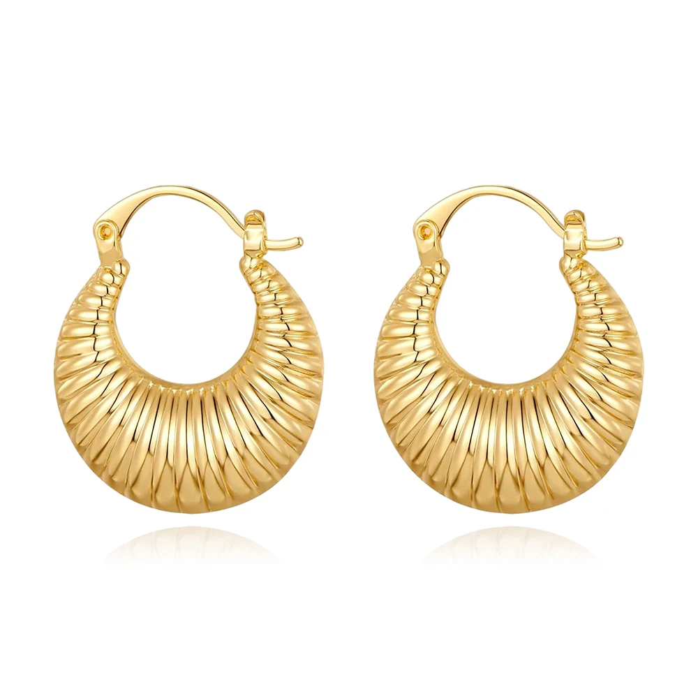 Europe and the United States Ins Retro Fashion Simple Earrings Senior made by BlueOne Jewelry