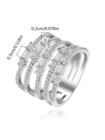 Europe and the United States Irregular Personality Ring Men and Women - view 3