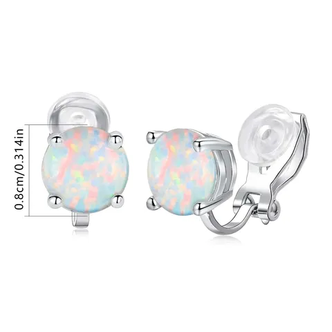 Plated Brass Europe and the United States Jewelry Without Ear Holes Ear Clips Stud Earrings - view 3