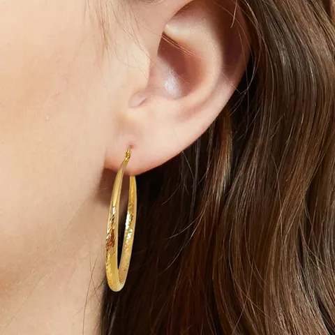 Europe and the United States Large Circle Earrings Fashion Personality Trend - view 2