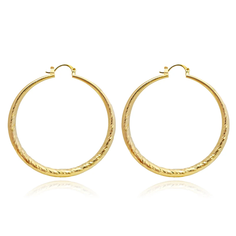 Europe and the United States Large Circle Earrings Fashion Personality Trend made by BlueOne Jewelry