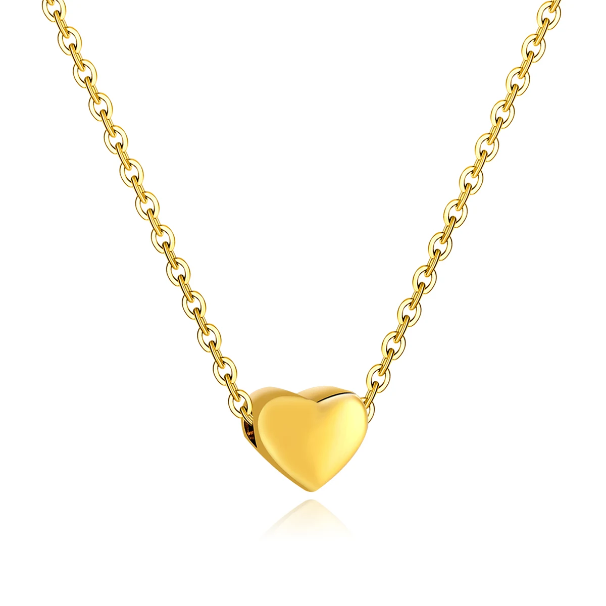 Europe and the United States Love Heart Necklace Simple Temperament Exquisite made by BlueOne Jewelry