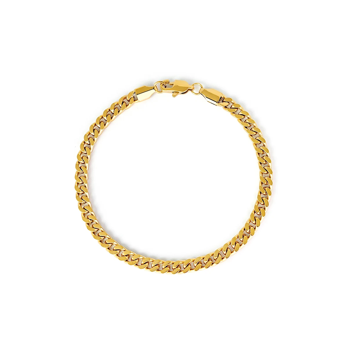 Plated Brass Europe and the United States Models Personalized Embossed Chain Men’s Bracelets made by BlueOne Jewelry