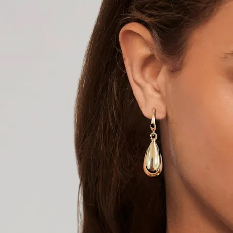 Europe and the United States Retro Niche Stainless Steel Exaggerated Drop Stud Earrings - view 2