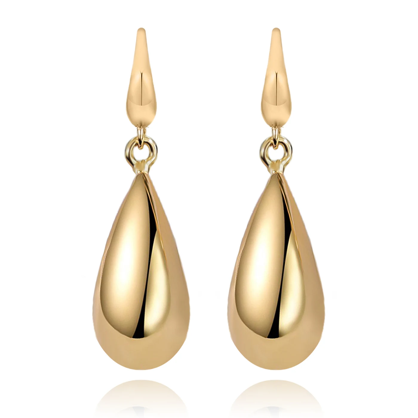 Europe and the United States Retro Niche Stainless Steel Exaggerated Drop Stud Earrings made by BlueOne Jewelry
