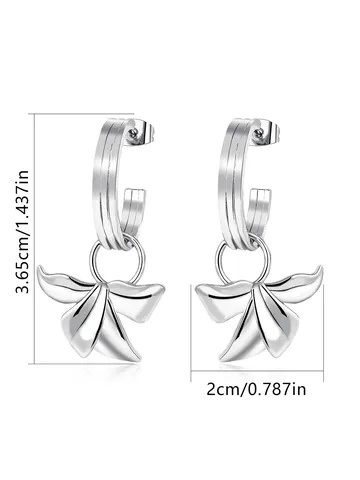 Europe and the United States Retro Style Personalized Flower Earrings Temperament - view 3