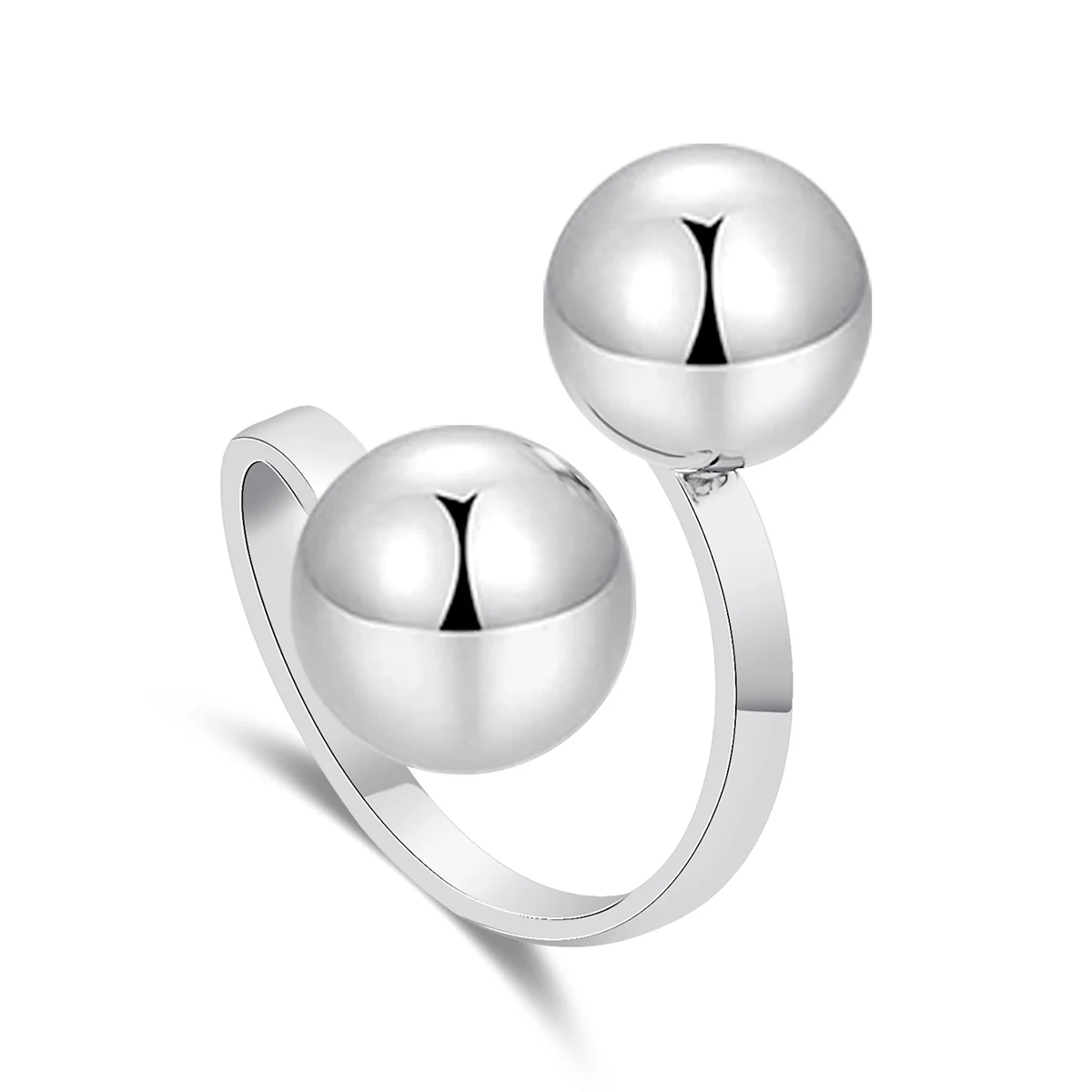 Europe and the United States Spherical Personalized Ring Female Gold Ring made by BlueOne Jewelry