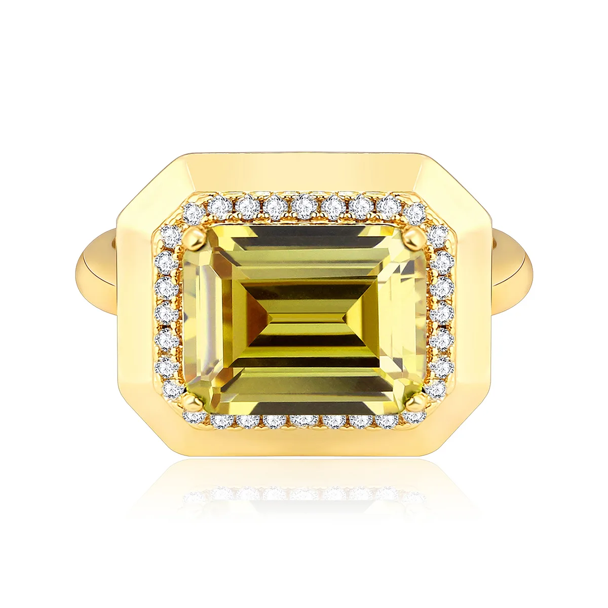 Europe and the United States Temperament Luxury Fashion Ring made by BlueOne Jewelry